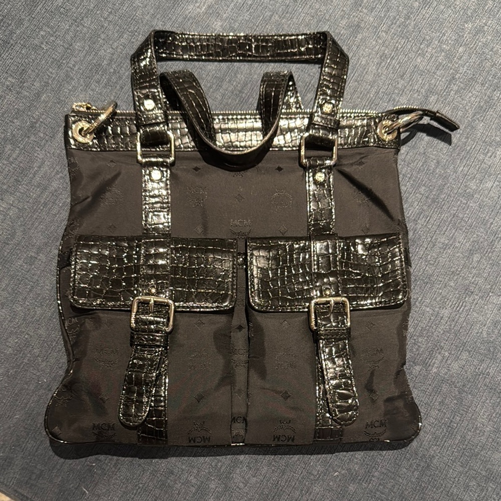 MCM Black Bag EUC
